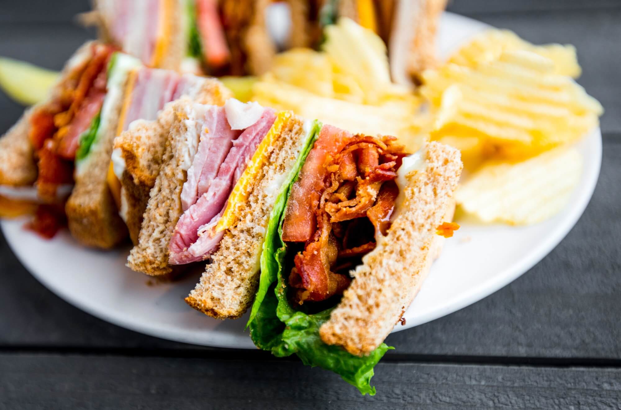 club sandwich chester va Brocks BBQ